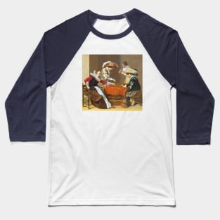 Fancy Aristocrats Play Backgammon Baseball T-Shirt